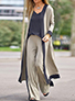 Women's Tank Bell Bottoms and Duster Set with Black Trim